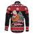 New Zealand Christmas Family Matching Puletasi and Hawaiian Shirt Funny Santa Riding Kiwi Meri Kirihimete