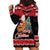 New Zealand Christmas Hoodie Dress Funny Santa Riding Kiwi Meri Kirihimete