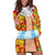 Polynesia Santa Claus Costume Hoodie Dress Tropical Vibe