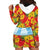 Polynesia Santa Claus Costume Hoodie Dress Tropical Vibe