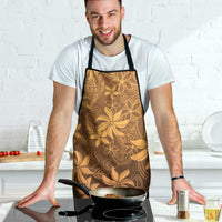 Tiare Tahiti Apron Brown Polynesia Motifs - Polynesian Pride
