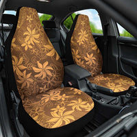 Tiare Tahiti Car Seat Cover Brown Polynesia Motifs - Polynesian Pride