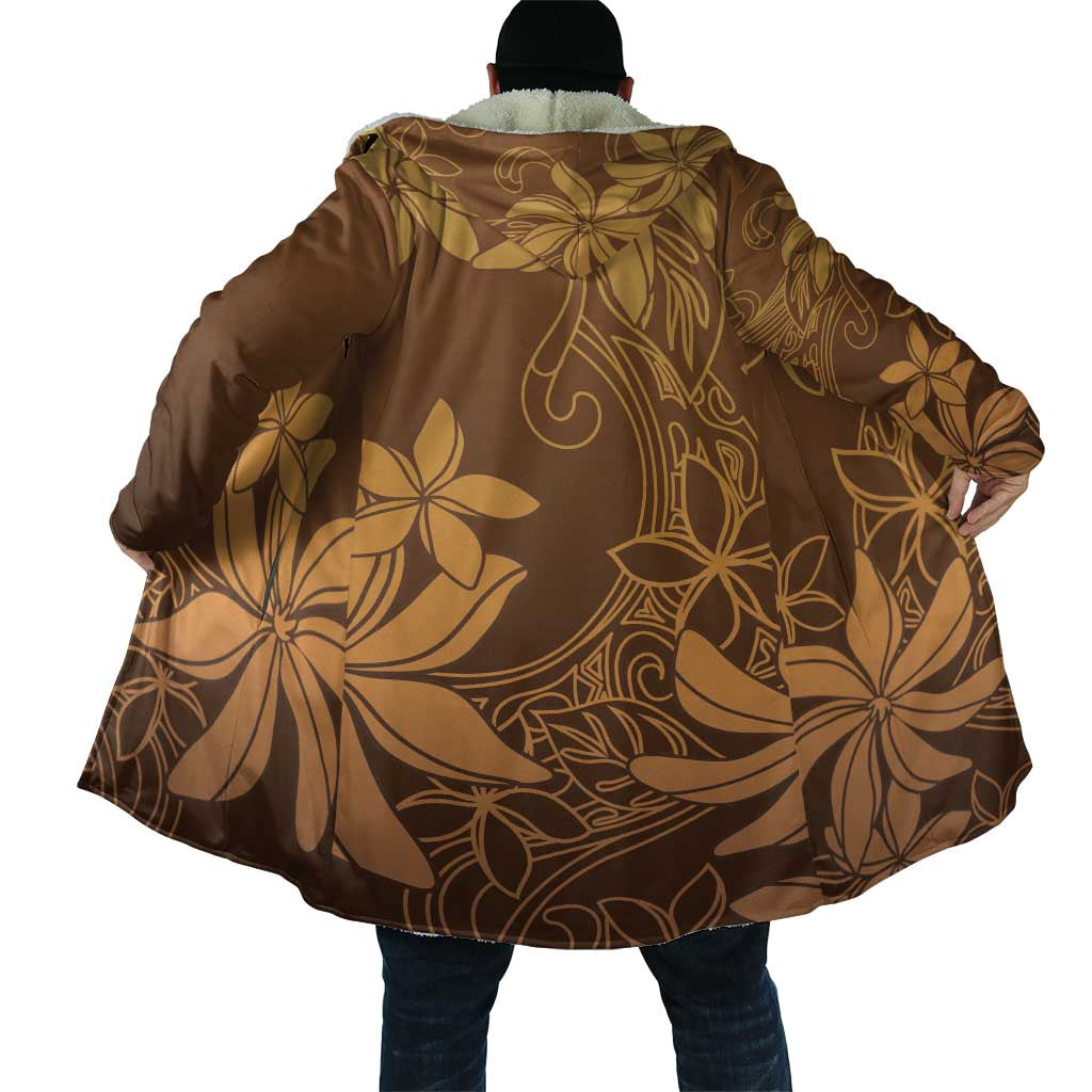 Tiare Tahiti Cloak Brown Polynesia Motifs - Polynesian Pride