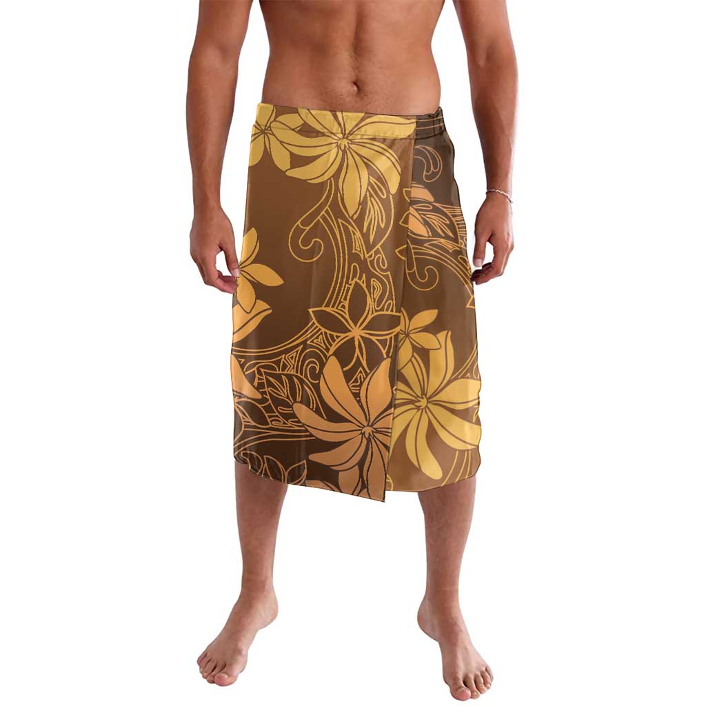 Tiare Tahiti Lavalava Brown Polynesia Motifs - Polynesian Pride