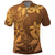 Tiare Tahiti Polo Shirt Brown Polynesia Motifs - Polynesian Pride