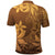 Tiare Tahiti Polo Shirt Brown Polynesia Motifs - Polynesian Pride