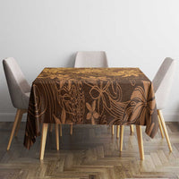 Tiare Tahiti Tablecloth Brown Polynesia Motifs - Polynesian Pride