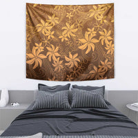 Tiare Tahiti Tapestry Brown Polynesia Motifs - Polynesian Pride