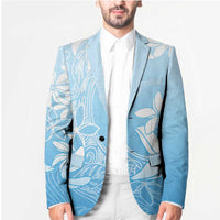 Tiare Tahiti Blazer Blue Polynesia Motifs - Polynesian Pride