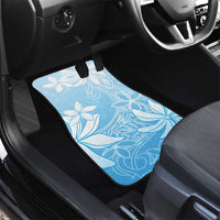 Tiare Tahiti Car Mats Blue Polynesia Motifs - Polynesian Pride