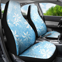 Tiare Tahiti Car Seat Cover Blue Polynesia Motifs - Polynesian Pride