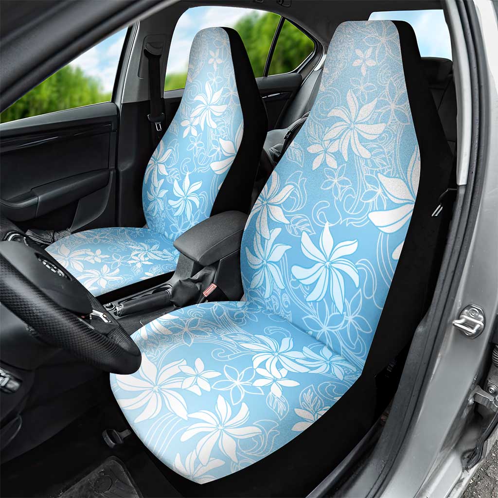 Tiare Tahiti Car Seat Cover Blue Polynesia Motifs - Polynesian Pride