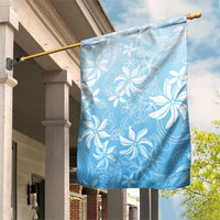 Tiare Tahiti Garden Flag Blue Polynesia Motifs - Polynesian Pride