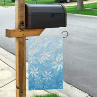 Tiare Tahiti Garden Flag Blue Polynesia Motifs - Polynesian Pride