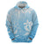 Tiare Tahiti Hoodie Blue Polynesia Motifs - Polynesian Pride