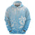 Tiare Tahiti Hoodie Blue Polynesia Motifs - Polynesian Pride