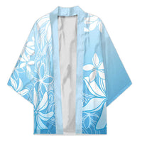 Tiare Tahiti Kimono Blue Polynesia Motifs - Polynesian Pride