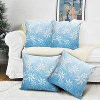 Tiare Tahiti Pillow Cover Blue Polynesia Motifs - Polynesian Pride