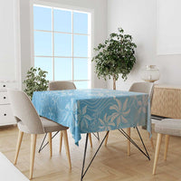 Tiare Tahiti Tablecloth Blue Polynesia Motifs - Polynesian Pride