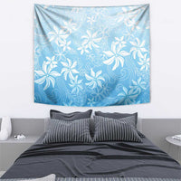 Tiare Tahiti Tapestry Blue Polynesia Motifs - Polynesian Pride