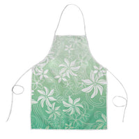 Tiare Tahiti Apron Matcha Polynesia Motifs - Polynesian Pride