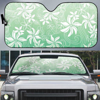 Tiare Tahiti Auto Sun Shade Matcha Polynesia Motifs - Polynesian Pride