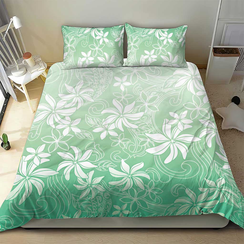 Tiare Tahiti Bedding Set Matcha Polynesia Motifs - Polynesian Pride