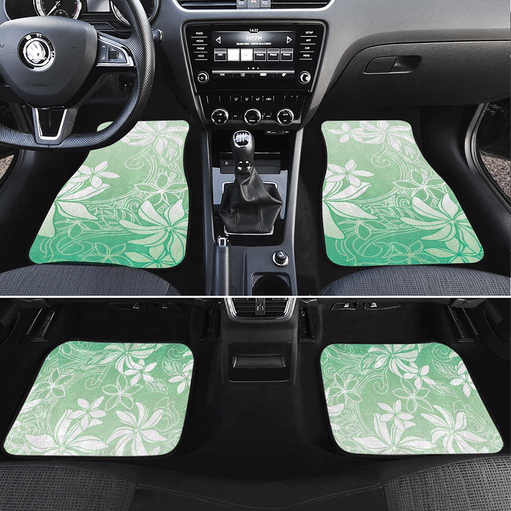 Tiare Tahiti Car Mats Matcha Polynesia Motifs - Polynesian Pride