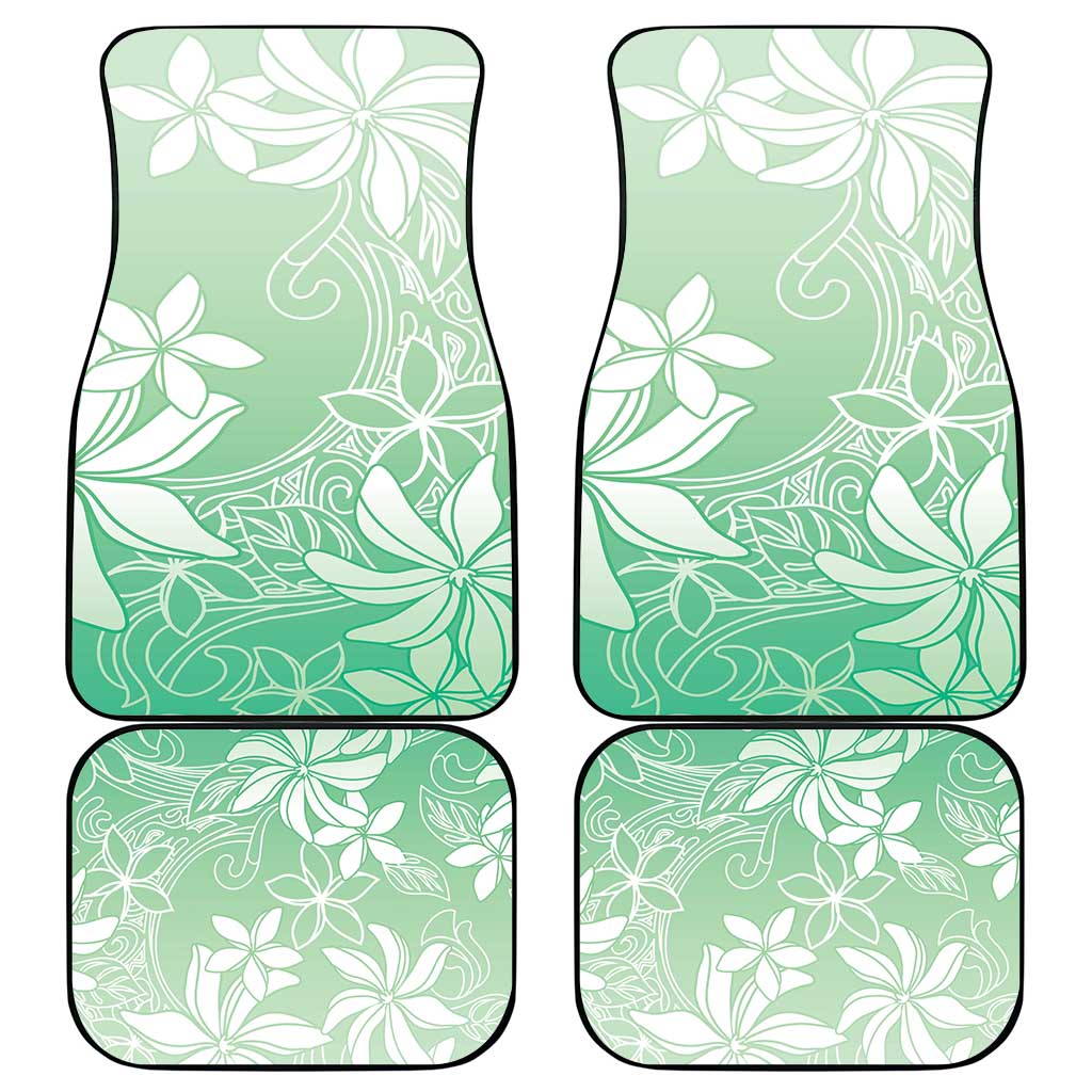 Tiare Tahiti Car Mats Matcha Polynesia Motifs - Polynesian Pride