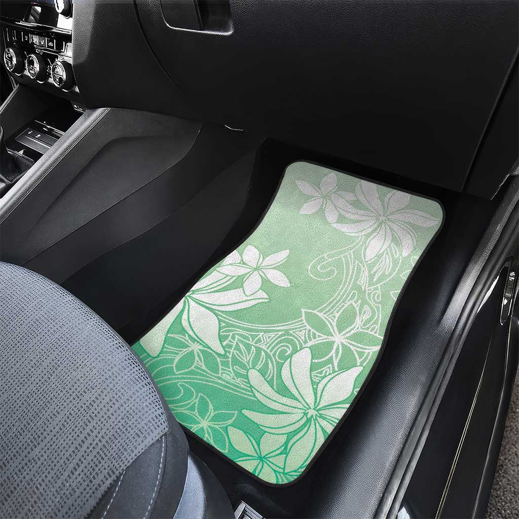 Tiare Tahiti Car Mats Matcha Polynesia Motifs - Polynesian Pride