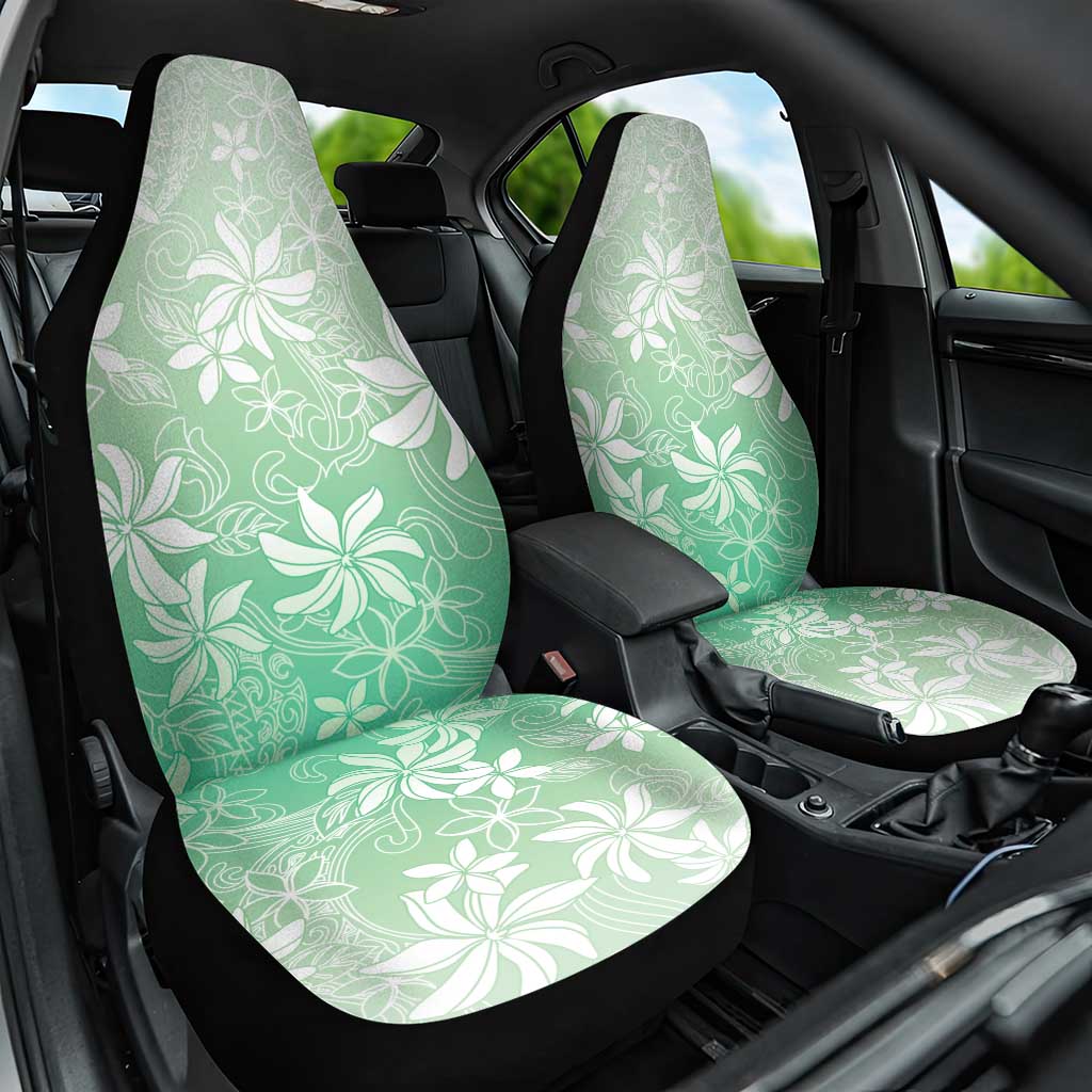Tiare Tahiti Car Seat Cover Matcha Polynesia Motifs - Polynesian Pride