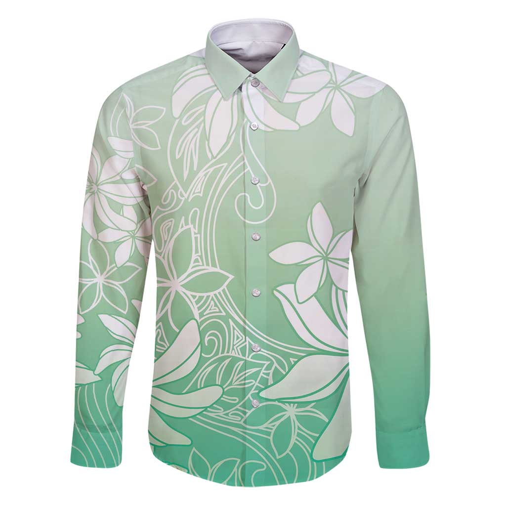 Tiare Tahiti Family Matching Puletasi and Hawaiian Shirt Matcha Polynesia Motifs - Polynesian Pride