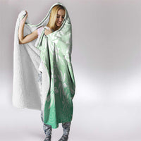 Tiare Tahiti Hooded Blanket Matcha Polynesia Motifs - Polynesian Pride