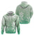 Tiare Tahiti Hoodie Matcha Polynesia Motifs - Polynesian Pride