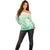 Tiare Tahiti Off Shoulder Sweater Matcha Polynesia Motifs - Polynesian Pride