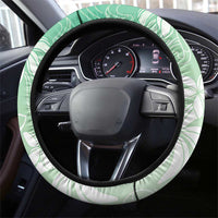 Tiare Tahiti Steering Wheel Cover Matcha Polynesia Motifs - Polynesian Pride