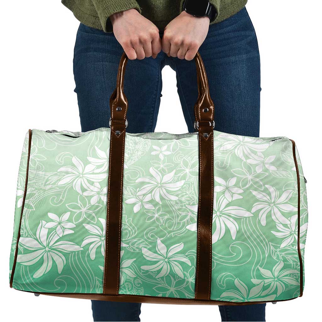 Tiare Tahiti Travel Bag Matcha Polynesia Motifs - Polynesian Pride