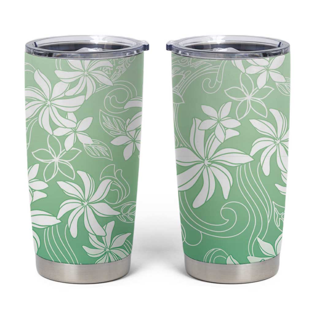 Tiare Tahiti Tumbler Cup Matcha Polynesia Motifs - Polynesian Pride