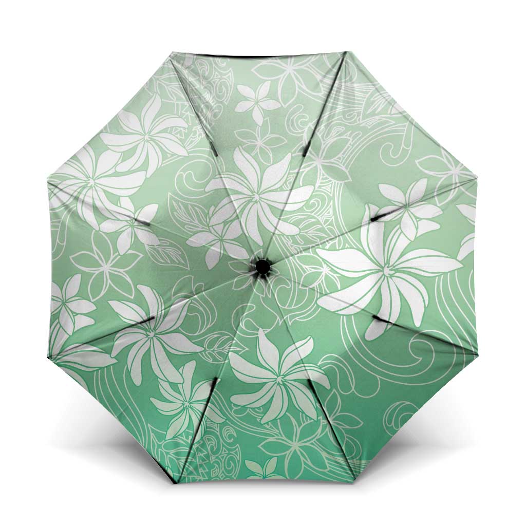 Tiare Tahiti Umbrella Matcha Polynesia Motifs - Polynesian Pride