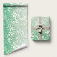 Tiare Tahiti Wrapping Paper Matcha Polynesia Motifs - Polynesian Pride