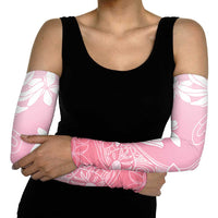 Tiare Tahiti Arm Sleeves Pink Polynesia Motifs - Polynesian Pride