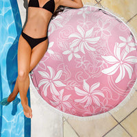 Tiare Tahiti Beach Blanket Pink Polynesia Motifs - Polynesian Pride