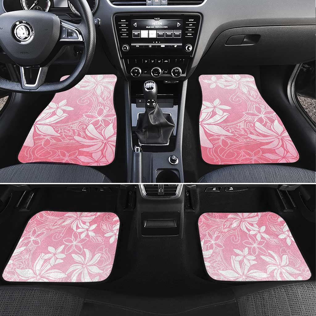 Tiare Tahiti Car Mats Pink Polynesia Motifs - Polynesian Pride