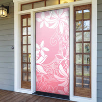 Tiare Tahiti Door Cover Pink Polynesia Motifs - Polynesian Pride