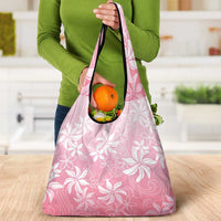 Tiare Tahiti Grocery Bag Pink Polynesia Motifs - Polynesian Pride