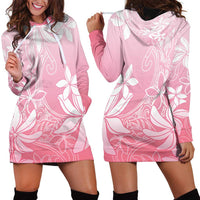 Tiare Tahiti Hoodie Dress Pink Polynesia Motifs - Polynesian Pride