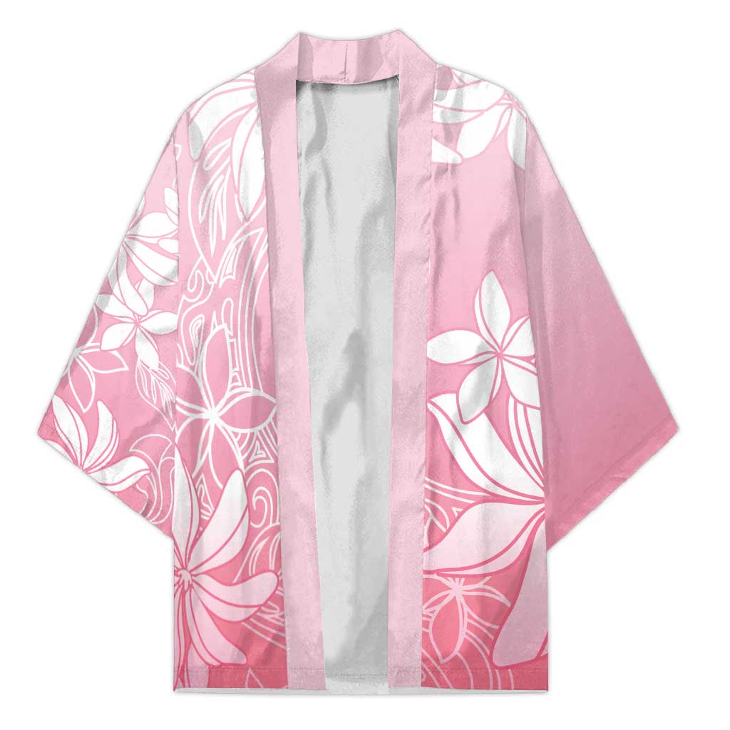 Tiare Tahiti Kimono Pink Polynesia Motifs - Polynesian Pride