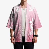 Tiare Tahiti Kimono Pink Polynesia Motifs - Polynesian Pride
