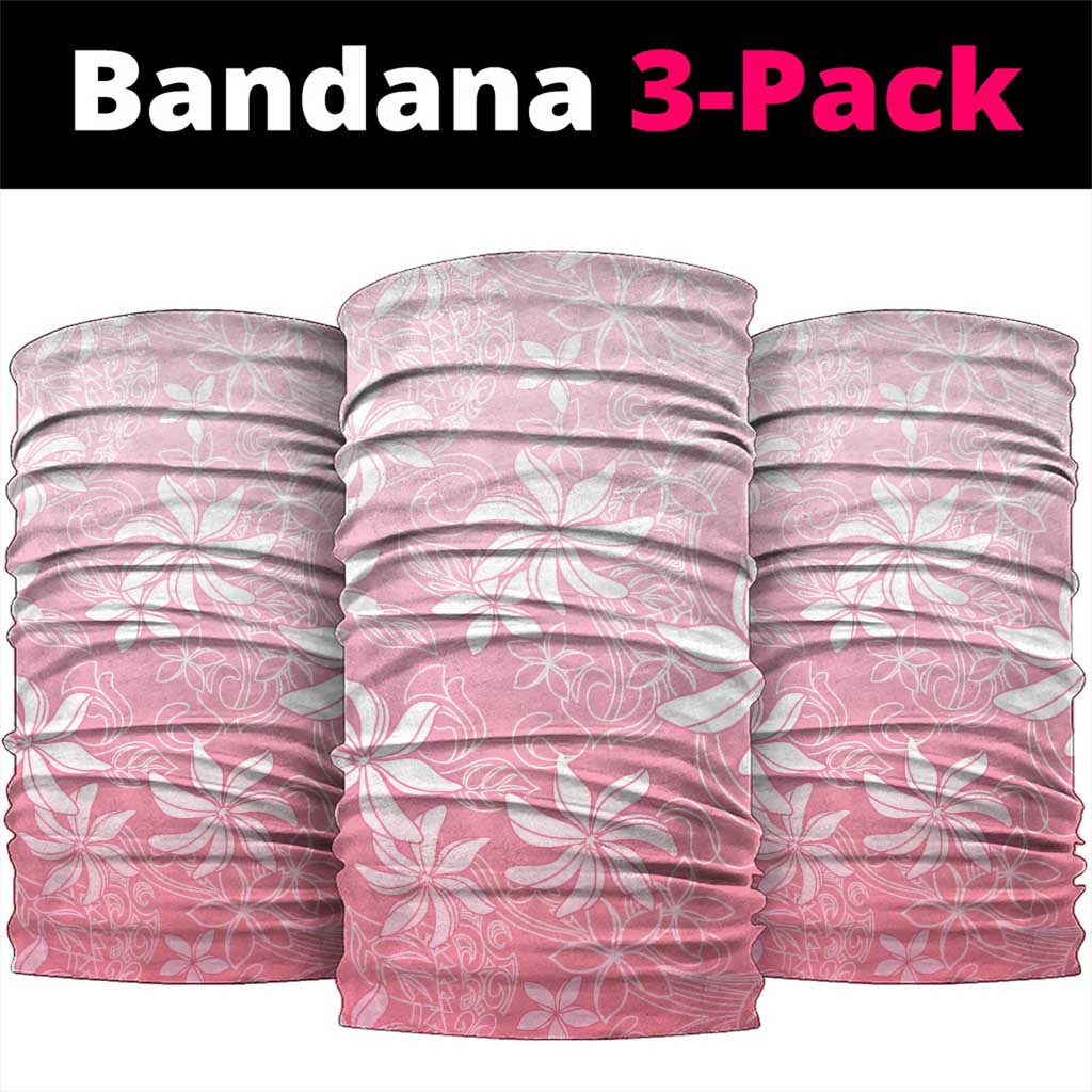 Tiare Tahiti Neck Gaiter Pink Polynesia Motifs - Polynesian Pride