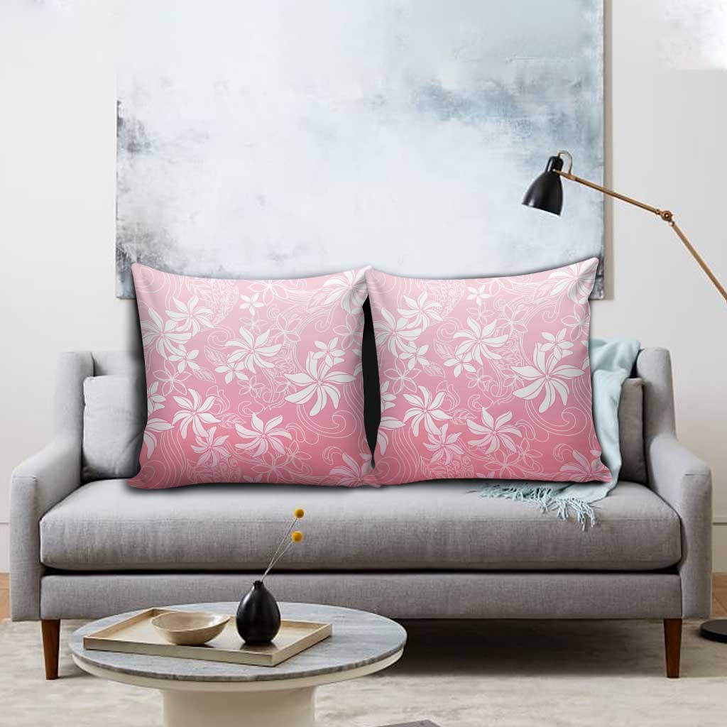Tiare Tahiti Pillow Cover Pink Polynesia Motifs - Polynesian Pride